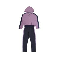 Kız Çocuk Garson Eşofman Set – Spor Şıklığın Parıltılı Hali