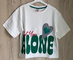 Kız Over Size Tişört | Rahat Kesim Günlük Stil
