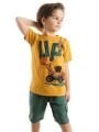 Up Kepçe Erkek Çocuk T-shirt Şort Takım