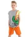 T-Rex Alev Erkek Çocuk Kolsuz T-shirt Şort Takım