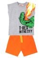 T-Rex Alev Erkek Çocuk Kolsuz T-shirt Şort Takım