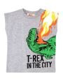 T-Rex Alev Erkek Çocuk Kolsuz T-shirt Şort Takım