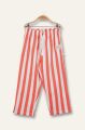 Unisex Çocuk Çizgili Pantolon – Coral Desen | Zeyland