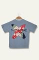 Erkek Çocuk Sörf Baskılı T-shirt – Mavi | Zeyland