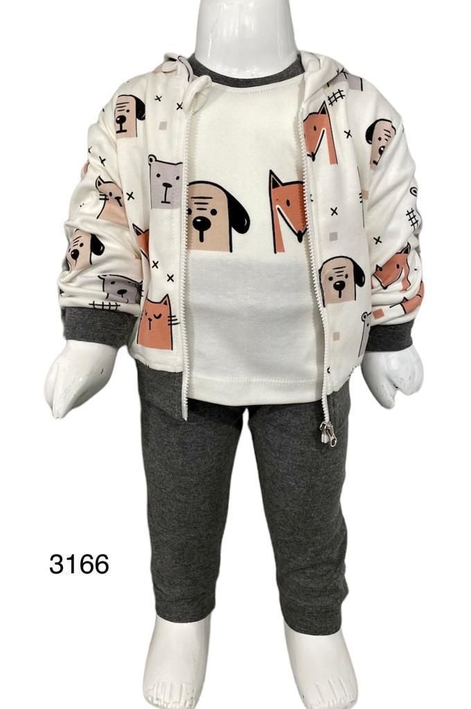Erkek Bebek Üçlü Takım