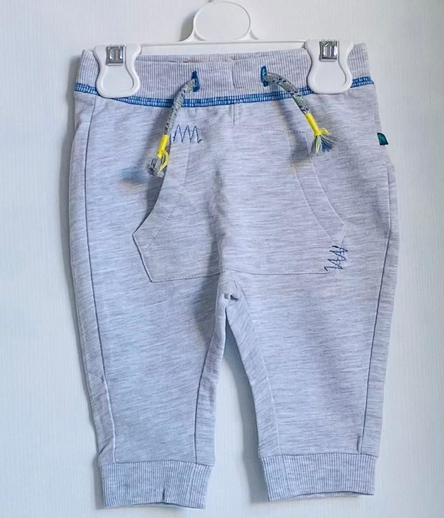 Erkek Bebek Grey Örme Pantolon